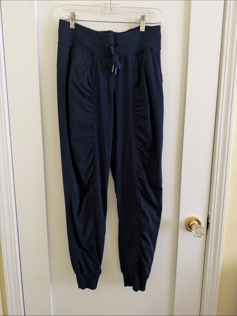lululemon athletica Navy Dance Pant w/jogger bottom